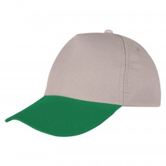 PAPATYA BEJ-YEŞİL POLYESTER ŞAPKA