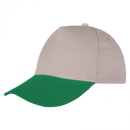 PAPATYA BEJ-YEŞİL POLYESTER ŞAPKA, 489459