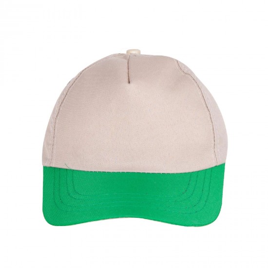 PAPATYA BEJ-YEŞİL POLYESTER ŞAPKA, 489459