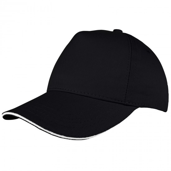 POMELO SİYAH SANDWICH SİPER COTTON ŞAPKA, 489601