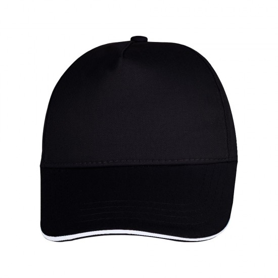 POMELO SİYAH SANDWICH SİPER COTTON ŞAPKA, 489601