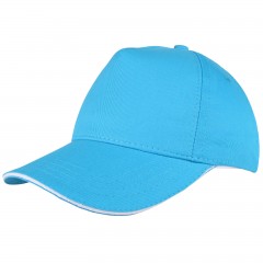 POMELO TURKUAZ SANDWICH SİPER COTTON ŞAPKA