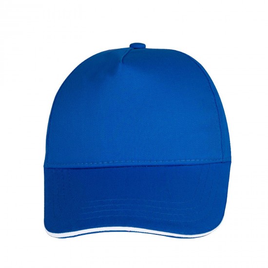 POMELO SAKS MAVİ SANDWICH SİPER COTTON ŞAPKA, 489626