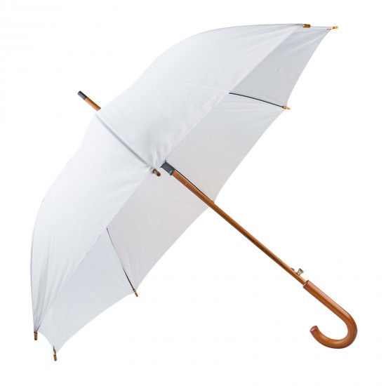 MANGOSTAN BEYAZ AHŞAP SAPLI ŞEMSİYE, 489702