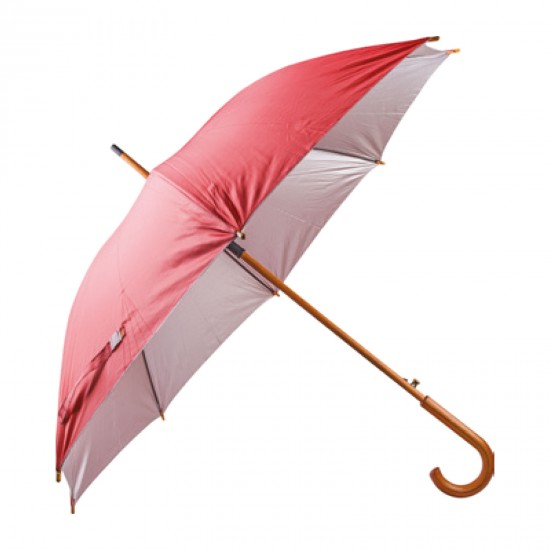 MANGOSTAN KIRMIZI AHŞAP SAPLI ŞEMSİYE, 489704 MANGOSTAN KIRMIZI AHŞAP SAPLI ŞEMSİYE, 489704