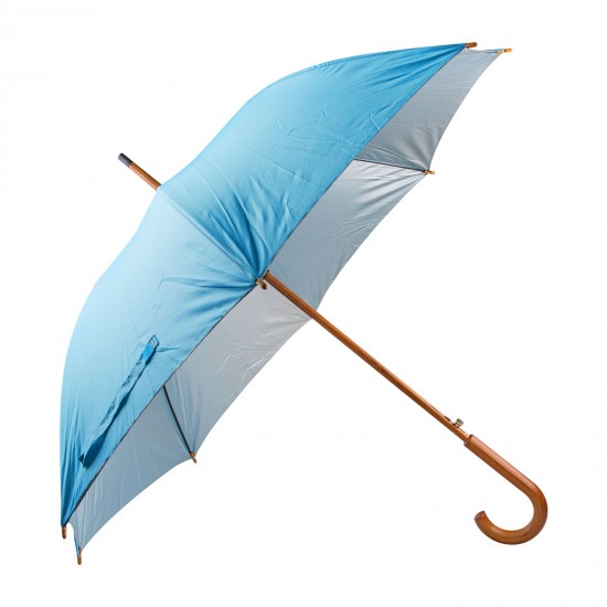 MANGOSTAN TURKUAZ AHŞAP SAPLI ŞEMSİYE, 489723