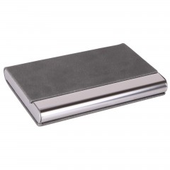 BARLAS GRİ DERİ KARTVİZİTLİK