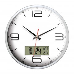 EUROPA917 ALÜMİNYUM METAL DUVAR SAATİ (350 MM)