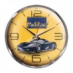 HEKTOR607 KROM METAL DUVAR SAATİ (350 MM) HEKTOR607 KROM METAL DUVAR SAATİ (350 MM)