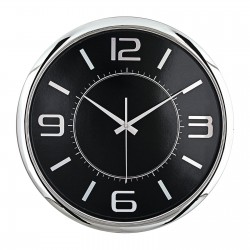 HELLEN404 SİYAH-GÜMÜŞ METALİZE ÇERÇEVE DUVAR SAATİ (420MM) HELLEN404 SİYAH-GÜMÜŞ METALİZE ÇERÇEVE DUVAR SAATİ (420MM)