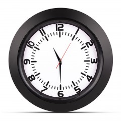 UMAY SİYAH PLASTİK KASA DUVAR SAATİ (350 MM)