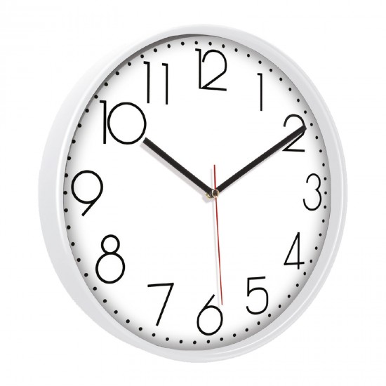 PAN164 BEYAZ PLASTİK ÇERÇEVE DUVAR SAATİ (380 MM), 5044502