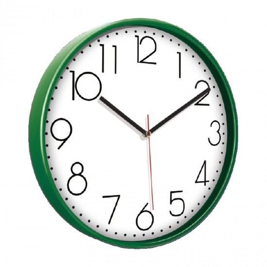 PAN164 YEŞİL PLASTİK ÇERÇEVE DUVAR SAATİ (380 MM), 5044510