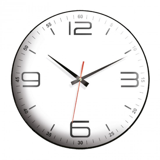 KRİYOS207 PLASTİK KASA DUVAR SAATİ (350 MM), 518701