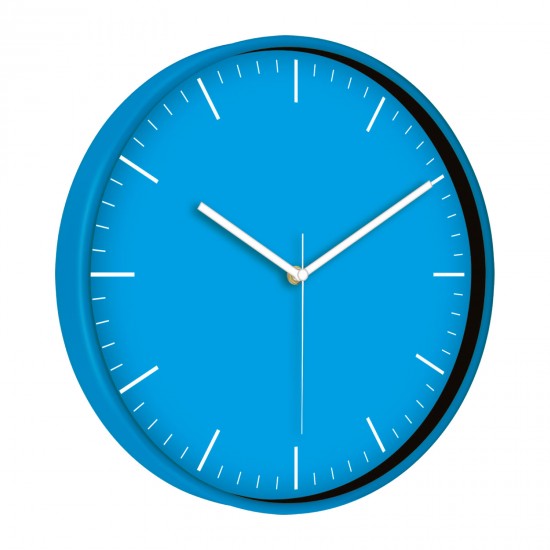 MİMAS186 MAVİ PLASTİK KASA DUVAR SAATİ (380 MM), 519340103