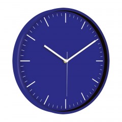 MİMAS186 LACİVERT PLASTİK KASA DUVAR SAATİ (380 MM)