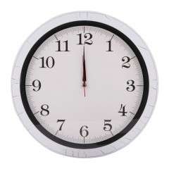 RULER208 PLASTİK KASA DUVAR SAATİ (355 MM)