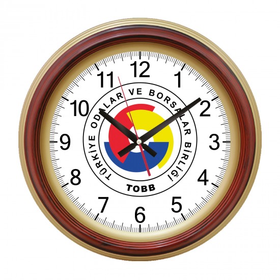 SEDNA526 AHŞAP-ALTIN BRİSTOL KADRAN DUVAR SAATİ (480 MM), 626656 SEDNA526 AHŞAP-ALTIN BRİSTOL KADRAN DUVAR SAATİ (480 MM), 626656