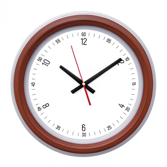 SEDNA526 AHŞAP-BEYAZ BRİSTOL KADRAN DUVAR SAATİ (480 MM), 626648