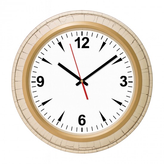 BENDİS509 DESENLİ BRİSTOL KADRAN DUVAR SAATİ (400 MM), 626857