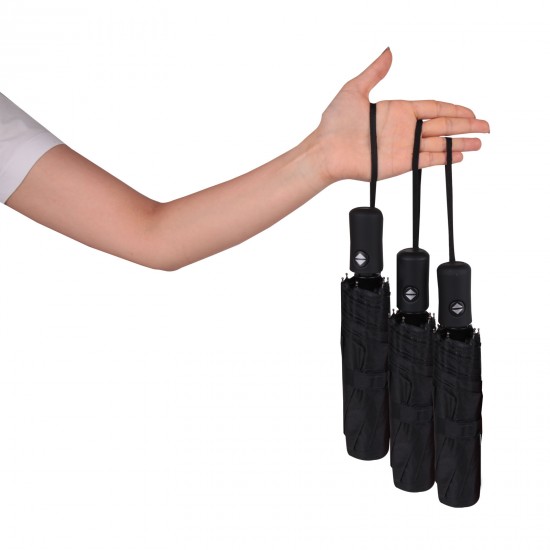 ASPENDOS SİYAH TAM OTOMATİK ŞEMSİYE, 705301