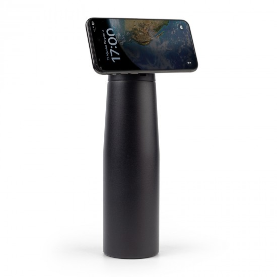 SAKLIGÖL SİYAH 550 ML TELEFON TUTUCULU TERMOS, 792601