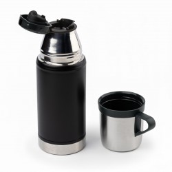 KARTEPE SİYAH 500 ML BARDAKLI TERMOS KARTEPE SİYAH 500 ML BARDAKLI TERMOS