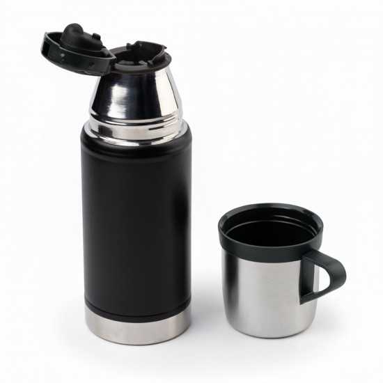 KARTEPE SİYAH 500 ML BARDAKLI TERMOS, 793101