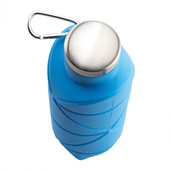 AYDENİZ LACİVERT 700 ML KATLANABİLİR SİLİKON MATARA, 794005