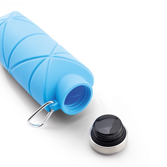 AYDENİZ LACİVERT 700 ML KATLANABİLİR SİLİKON MATARA, 794005