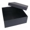 SEDİR SİYAH GEÇME KAPAK KUTU (30X30X10 CM)