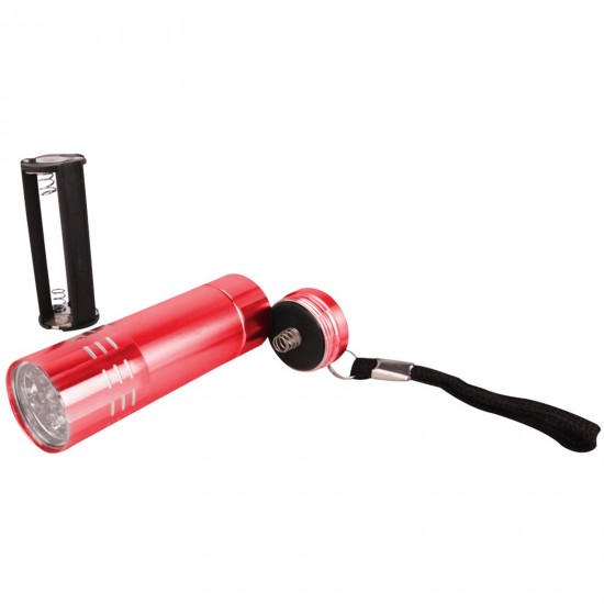 KANARYA KIRMIZI 9 LED EL FENERİ, 901904