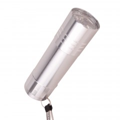 KANARYA GÜMÜŞ 9 LED EL FENERİ