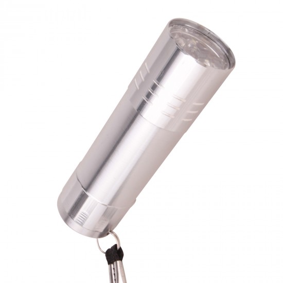 KANARYA GÜMÜŞ 9 LED EL FENERİ, 901920