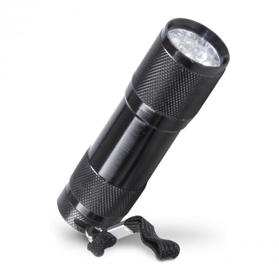 İSPİNOZ SİYAH 9 LED EL FENERİ, 902001