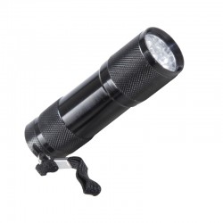 Siyah El Feneri 9 Led 01