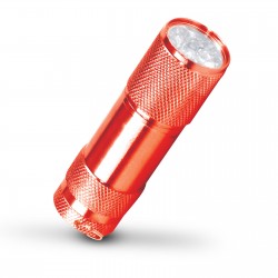 İSPİNOZ KIRMIZI 9 LED EL FENERİ