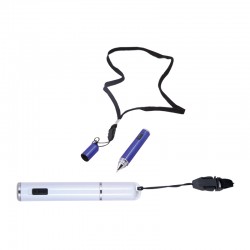 Beyaz Penlight Tükenmez Kalem Fener 04