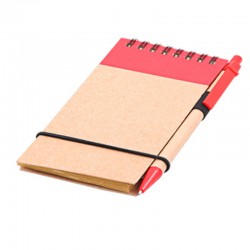Geri Dönüşümlü Defter Kırmızı 018
