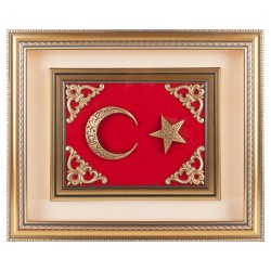 GÖKTÜRK AYYILDIZ KABARTMALI TABLO GÖKTÜRK AYYILDIZ KABARTMALI TABLO