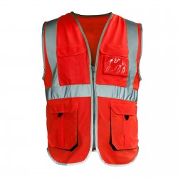 MÜHENDİS YELEĞİ KIRMIZI MÜHENDİS YELEĞİ KIRMIZI