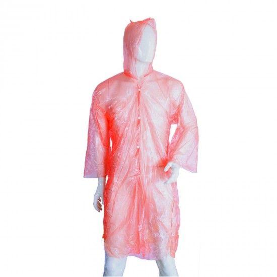 TEK KULLANIMLIK KIRMIZI XL YAĞMURLUK, 943904