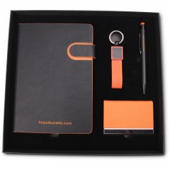 KARGI TURUNCU HEDİYELİK SET