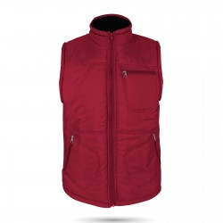 ALASKA KIRMIZI ÜÇ CEPLİ ŞİŞME YELEK M ALASKA KIRMIZI ÜÇ CEPLİ ŞİŞME YELEK M