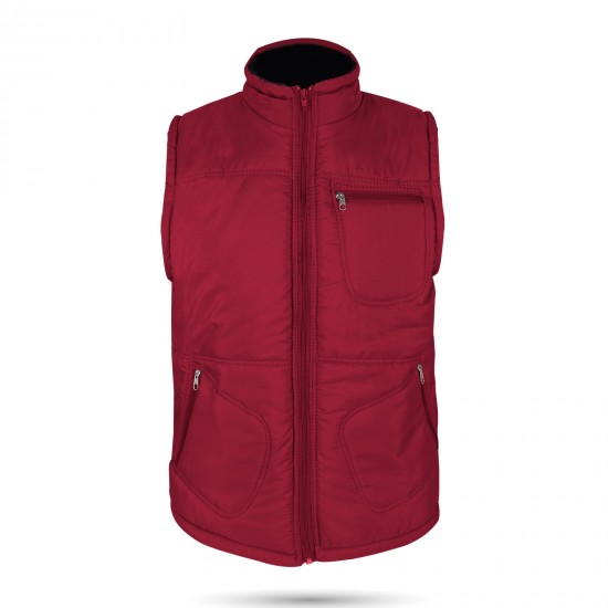 ALASKA KIRMIZI ÜÇ CEPLİ ŞİŞME YELEK XL, 948004-XL ALASKA KIRMIZI ÜÇ CEPLİ ŞİŞME YELEK XL, 948004-XL