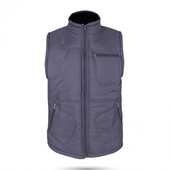 ALASKA FÜME ÜÇ CEPLİ ŞİŞME YELEK XL, 948017-XL ALASKA FÜME ÜÇ CEPLİ ŞİŞME YELEK XL, 948017-XL