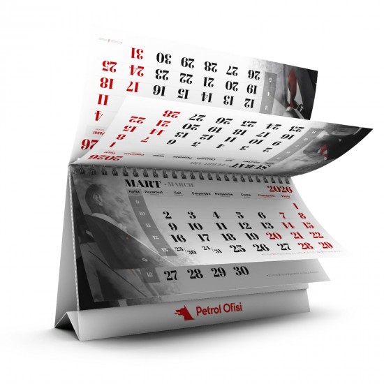 ALA-18 (ATATÜRK) ÜÇGEN MASA TAKVİMİ, ALA-18