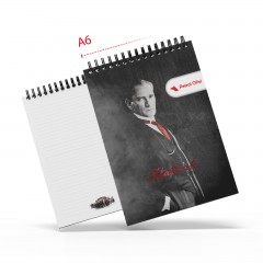 ALA-29 ATA SPİRALLİ A6 BLOKNOT