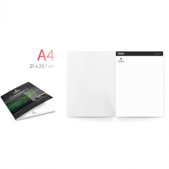 ALA-53 KAPAK GEÇMELİ YANA AÇILIR A4 BLOKNOT, ALA-53