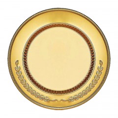 AYT-04 ALTIN YALDIZ İŞLEMELİ PLAKET TABAK